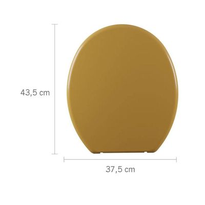 Assento Sanitário Soft - Astra Caramelo Médio