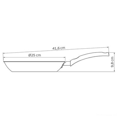 Frigideira Tramontina Turim Alumínio Antiaderente Starflon Vermelho 24cm 1,4l Tramontina