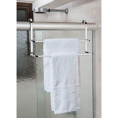 Porta Toalha Banheiro Sup Duplo 45Cm Encaixe Box Future 1612