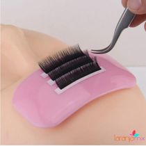 Suporte Testa Alongamento Porta Cílios Silicone Reutilizável