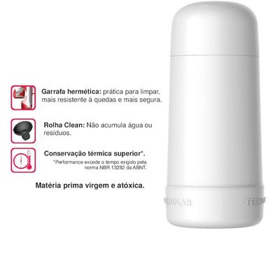 Garrafa Termica 250 Ml Minigarbo Branca 8603Bra 55054