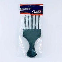 Pente Plastico Afro Com Dentes Finos - Santa Clara