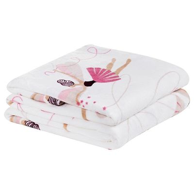 Manta Flannel Microfibra Diverkids Solteiro - Bailarina