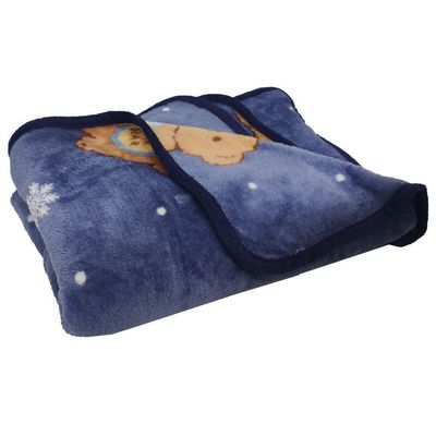 Manta Infantil Cobertor Toque Macio Aveludado Urso