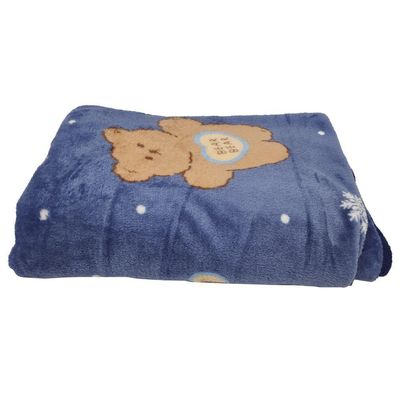 Manta Infantil Cobertor Toque Macio Aveludado Urso