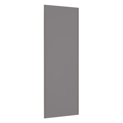 Porta 80cm Puxador Champagne E Kit Ferragem Cinza Puro