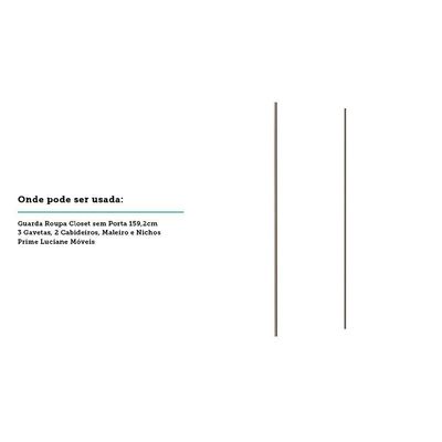 Porta 80cm Puxador Champagne E Kit Ferragem Branco Mat