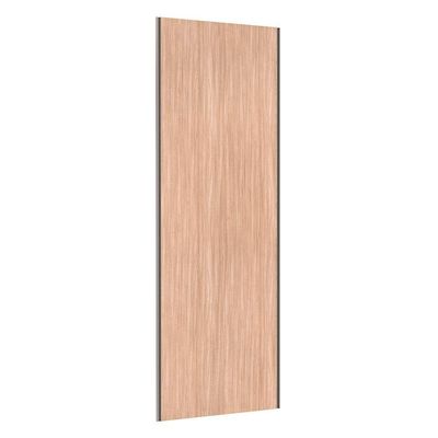 Porta 80cm Puxador Champagne E Kit Ferragem Cumaru