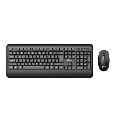 Kit Teclado E Mouse Sem Fio Preto - Lecoo - Modelo Kw202