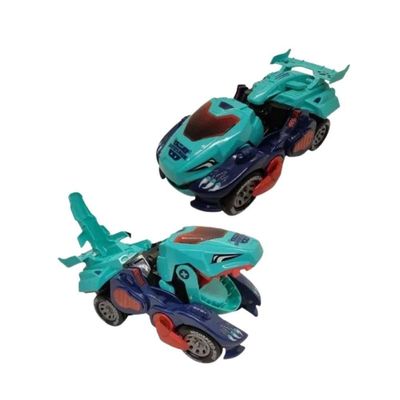 Carrinho Que Vira Robô Dinossauro Com Luz E Som - Toyng