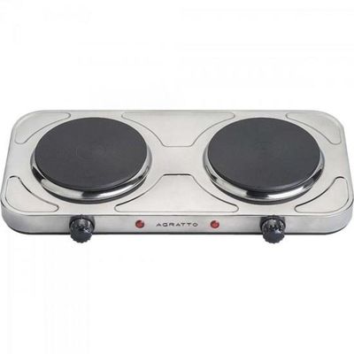 Fogão Elétrico De Mesa 127V Fm01 Cinza Agratto 110v