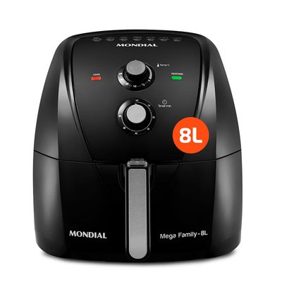 Fritadeira Sem Óleo Air Fryer 8L Mondial Preto - AFN-80-FB 220V