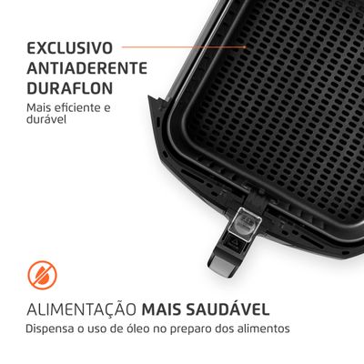 Fritadeira Sem Óleo Air Fryer 8L Mondial Preto - AFN-80-FB 220V