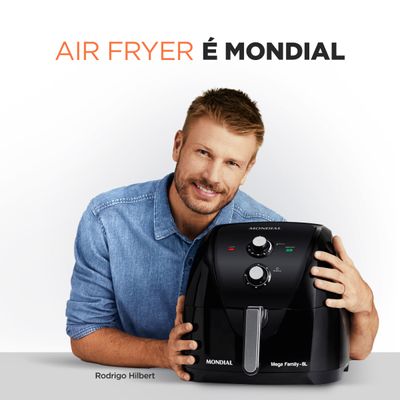 Fritadeira Sem Óleo Air Fryer 8L Mondial Preto - AFN-80-FB 220V