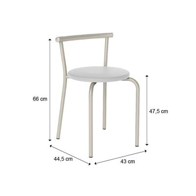 Conjunto Sala De Jantar Palermo Com Mesa E 2 Cadeiras 2999 Carraro