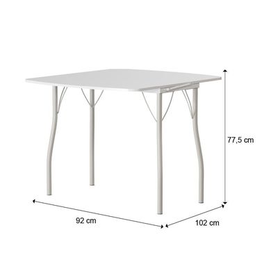 Conjunto Sala De Jantar Palermo Com Mesa E 2 Cadeiras 2999 Carraro