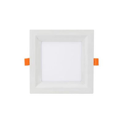 Painel De Led Quadrado Embutir Recuado 12w Bivolt Taschibra 6500k Luz Fria