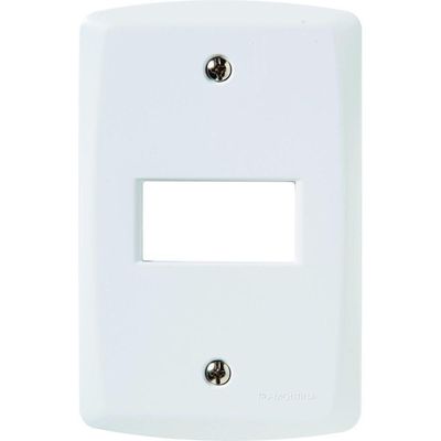 Placa Horizontal 1 Posto 4x2 Tramontina Lux² Branca Tramontina