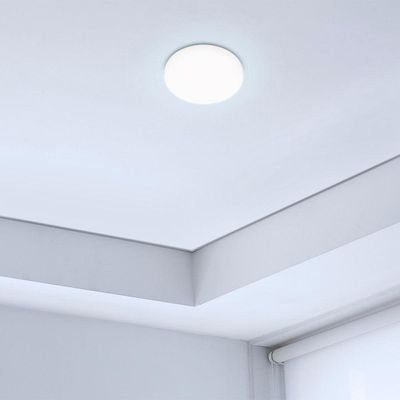 Painel De Led Taschibra Frameless Redondo Embutir 24w Bivolt 6500k Luz Fria