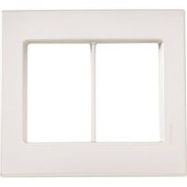 Placa 6 Postos 4x4 Tramontina Izyflat Branco Pérola Tramontina
