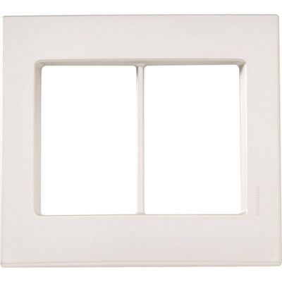 Placa 6 Postos 4x4 Tramontina Izyflat Branco Pérola Tramontina