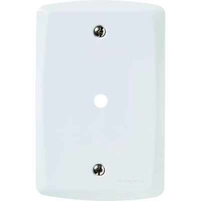 Placa Com 1 Furo 9 Mm 4x2 Tramontina Lux² Branca Tramontina
