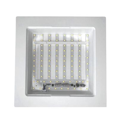 4 Painéis Placa De Led Taschibra 18w Lys Quadrado Embutir 3000k Luz Quente