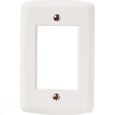 Placa 3 Postos 4x2 Tramontina Lux² Branca Tramontina
