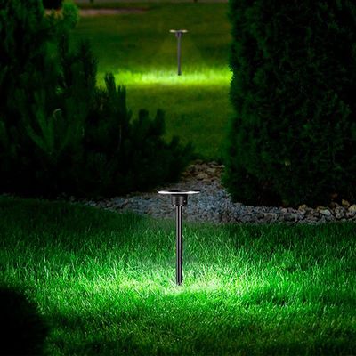 Luminária Poste De Jardim Taschibra Lucine 6w Led Preto Bivolt 6500k Luz Fria