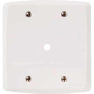 Placa Com 1 Furo 9,5 Mm 4x4 Tramontina Lux² Branca Tramontina