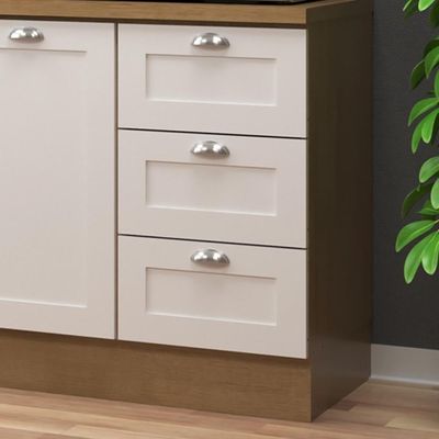 Armário De Cozinha Completo Ditália Denver 3 Pc Rv/br D9