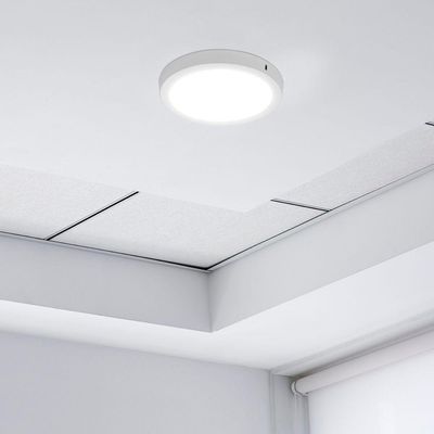 Painel Com Placa De Led Taschibra 12w Lys Redondo Sobrepor Bivolt