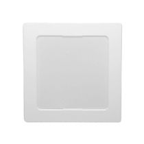 Painel Com Placa De Led Taschibra 12w Lys Quadrado Embutir Bivolt 3000k Luz Quente
