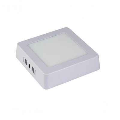 Painel De Led Quadrado Sobrepor 6w Bivolt Taschibra 3000k Luz Quente