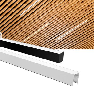 Perfil De Sobrepor Taschibra Para Fita De Led Zenith 50 Com 1 Metro Preto