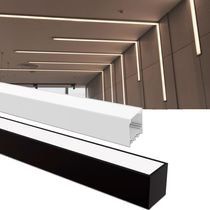 Perfil De Sobrepor Taschibra Para Fita De Led Spire 35 Preto Com 3 Metros