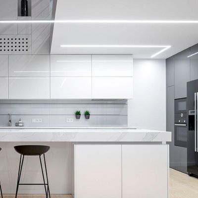 Luminária Perfil Led Convex 111 34w Sobrepor Branca - Taschibra 6500k (branca)