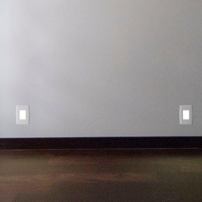 Balizador Taschibra Embutir Led Cine Direct 2w Branco 4x2 Bivolt 3000k Luz Quente