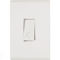 Conjunto 4x2 Com 1 Pulsador Campainha Tramontina Liz 10 A 250 V Branco Tramontina