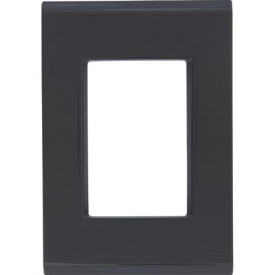 Placa 3 Postos 4x2 Tramontina Liz Grafite Tramontina