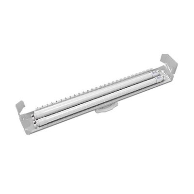 Luminária Lumifacil 70cm Aletada Com 2 Leds 3000k Taschibra Branco
