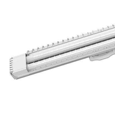 Luminária Lumifacil 70cm Aletada Com 2 Leds 3000k Taschibra Branco