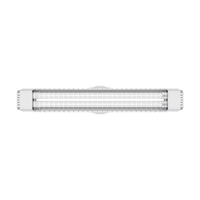 Luminária Lumifacil 70cm Aletada Com 2 Leds 3000k Taschibra Branco