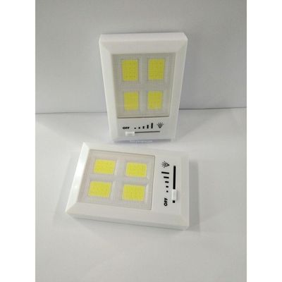 Luminaria Led Sem Fio Portátil Pilha Hy-821 Brilho Ajustável