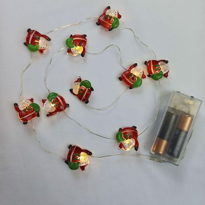 Cordão Luminoso Natalino 1 Metro Led 10 Mini Noel Taschibra