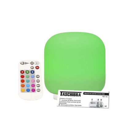 Luminária De Mesa Taschibra Jujuba 8w Rgb Led Bivolt