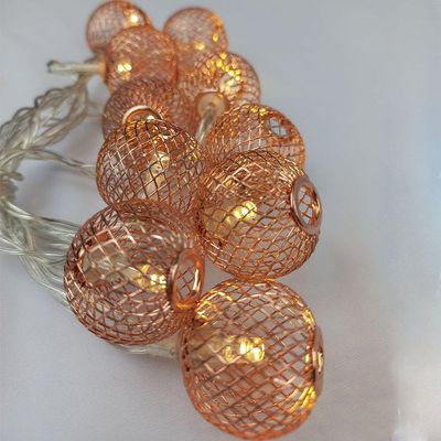 Cordão Luminoso Natalino 10 Leds Rose Gold Taschibra