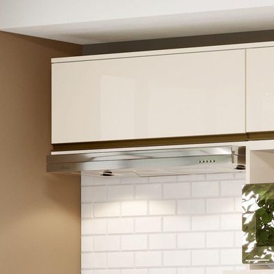 Armário Aéreo De Cozinha 60 Cm 1 Porta Basculante Connect Henn Off White