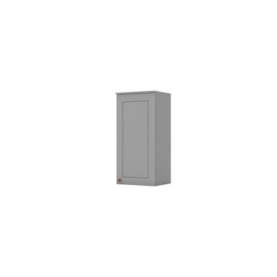 Armário Aéreo De Cozinha 40 Cm 1 Porta Americana Henn Cinza