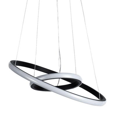 Lustre Pendente Taschibra Design Montreal 25w Led 40cm Luz Quente 3000k Bivolt Preto